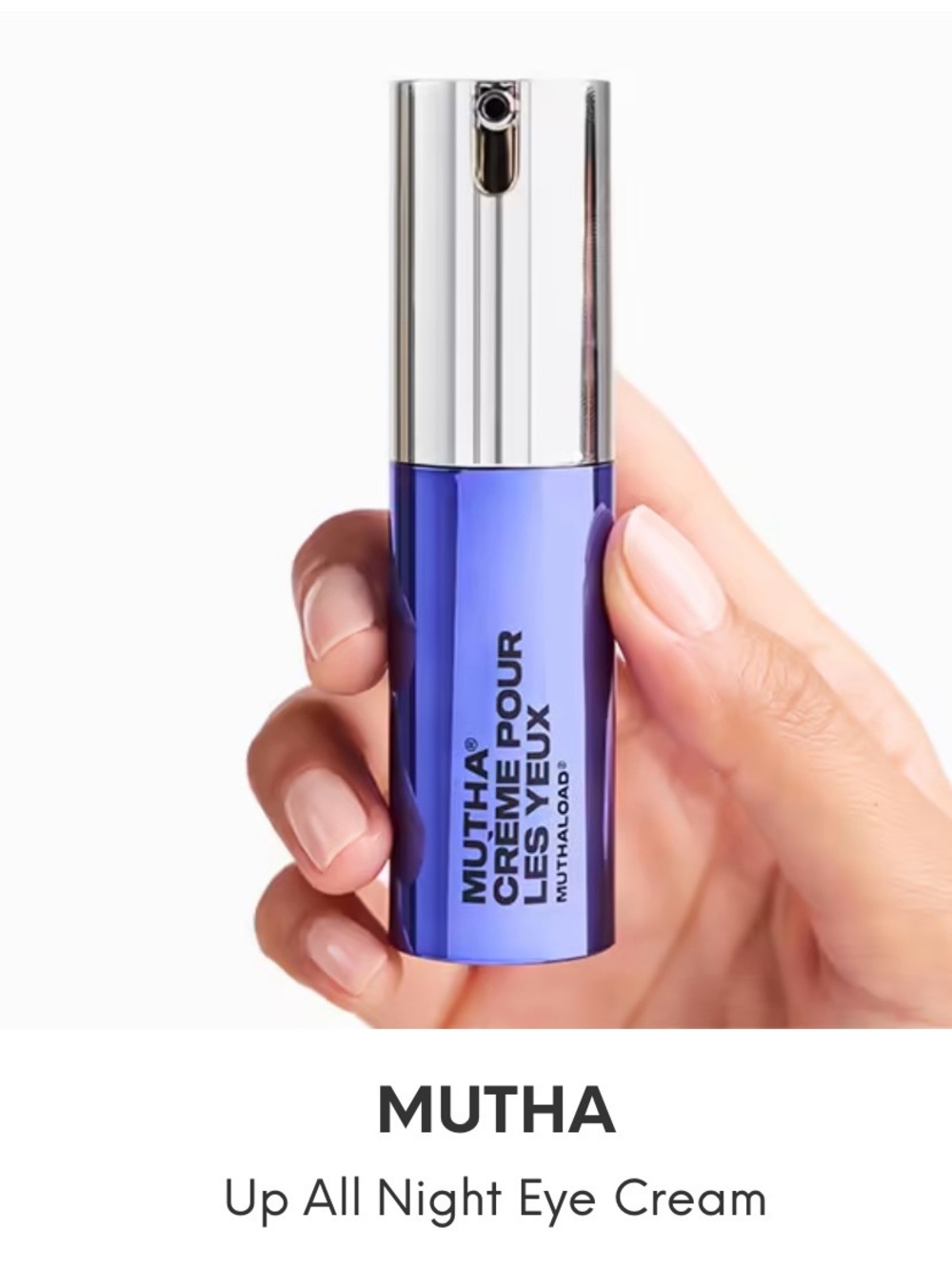 Mutha Up All Night Eye Cream .5fl oz NEW!